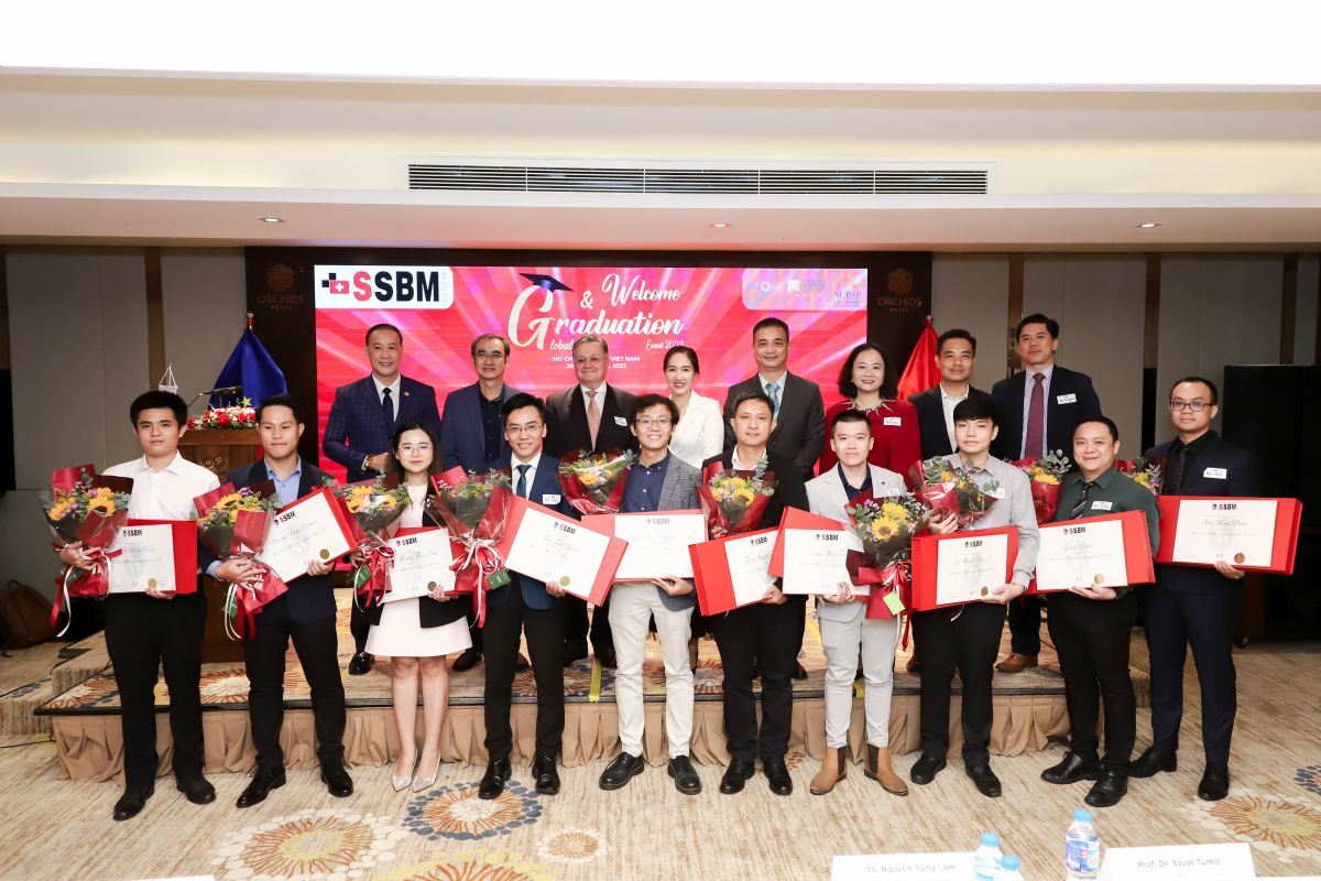 SSBM Vietnam Graduation students