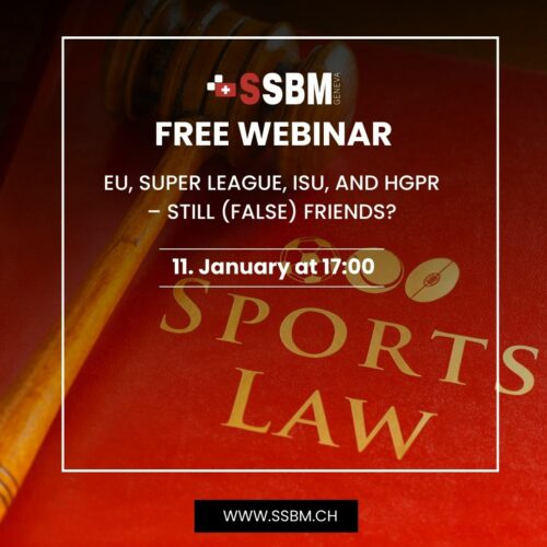 Sports Law webinar