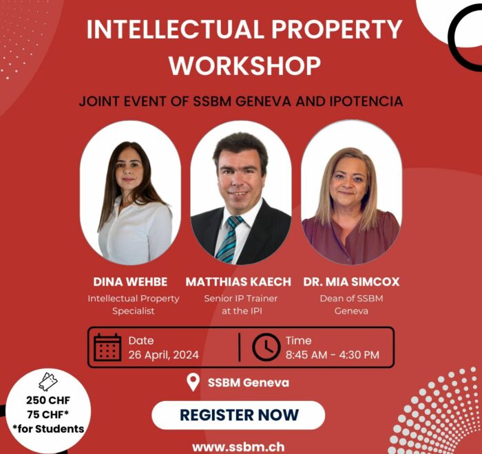 Intellectual Property workshop SSBM Geneva
