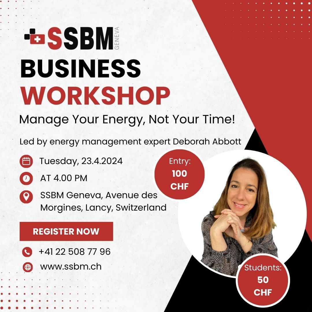 Workshop Manage Your Energy