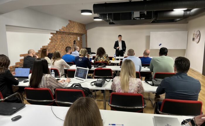 Guest lecturer Zdravko Maric at Zagreb Instructional Site