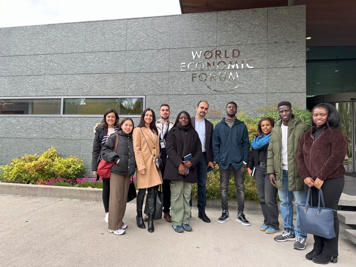 SSBM Geneva students at World Economic Forum