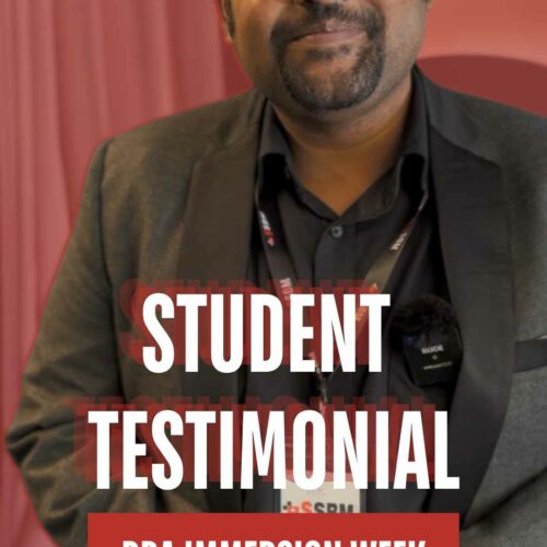 Immersion week testimonial