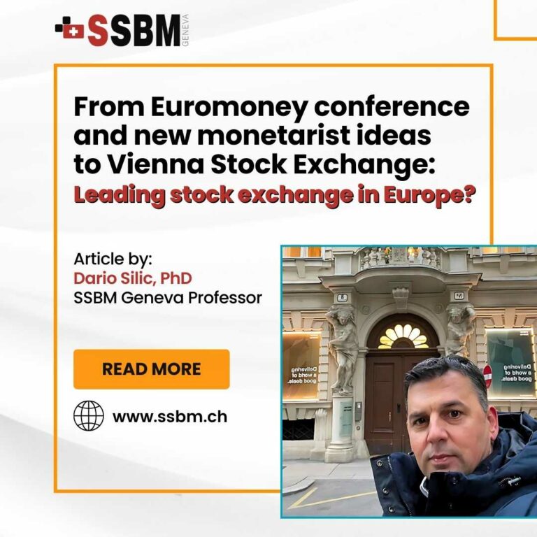 From Euromoney conference and new monetarist ideas to Vienna Stock Exchange leading stock exchange in Europe (4)