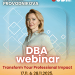 Dr. Anna Provodnikova DBA Webinar