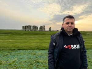 Dr. Dario Silic at Stonehenge