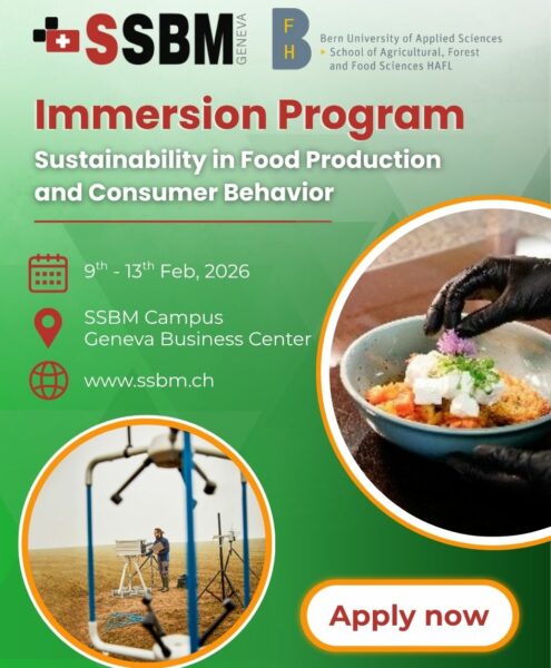 Immersion program SSBM Geneva Immersion program SSBM Geneva