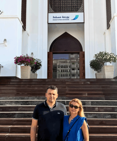 SSBM professor at Muscat Stock Exchange