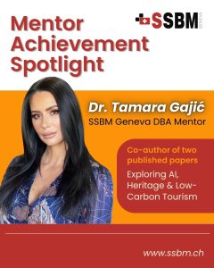 Dr. Tamara Gajic, DBA Mentor, co-author of Published Papers