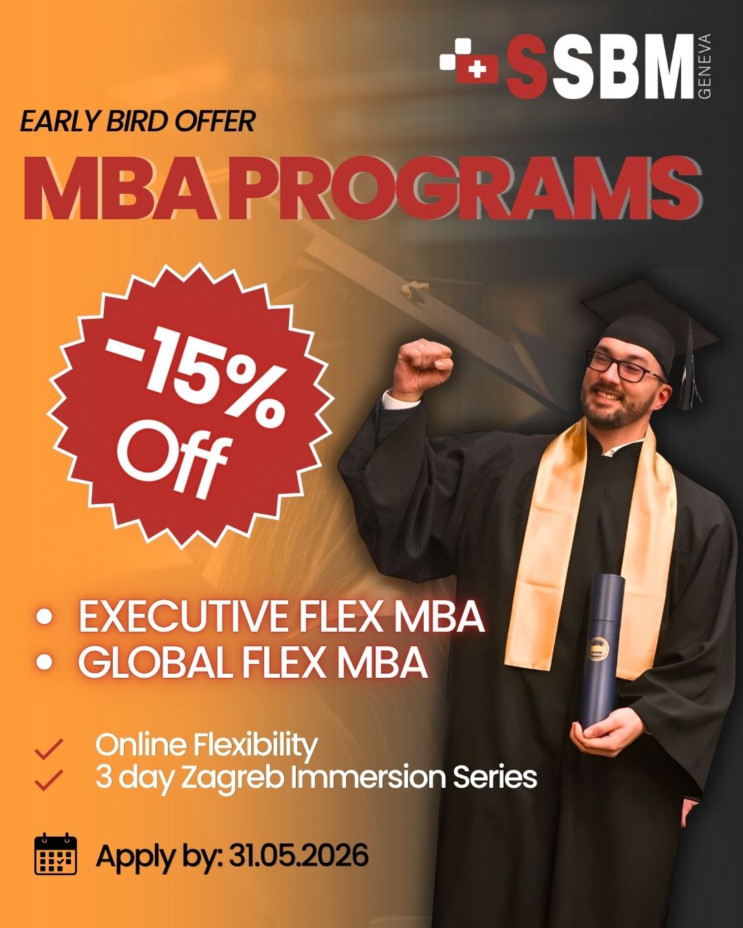 Early Bird Zagreb mba program online discount