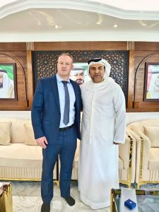 SSBM President with Emirati Businessperson of the Year