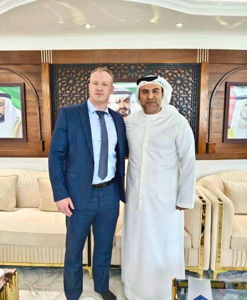SSBM President with Emirati Businessperson of the Year