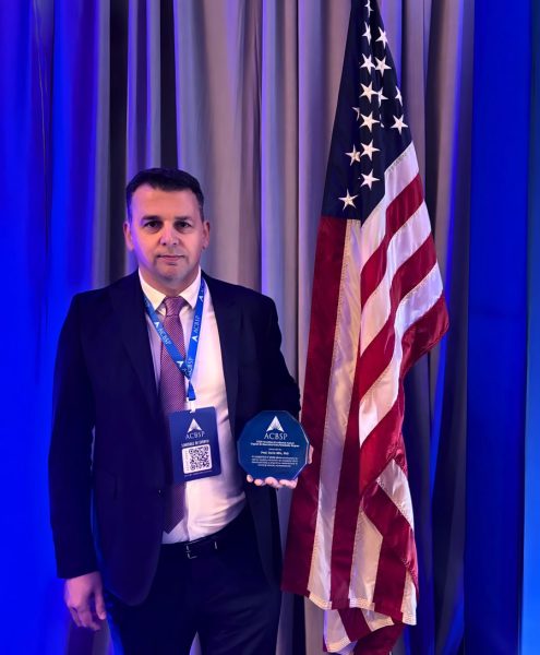 ACBSP award - SSBM Geneva Professor Dario Silić
