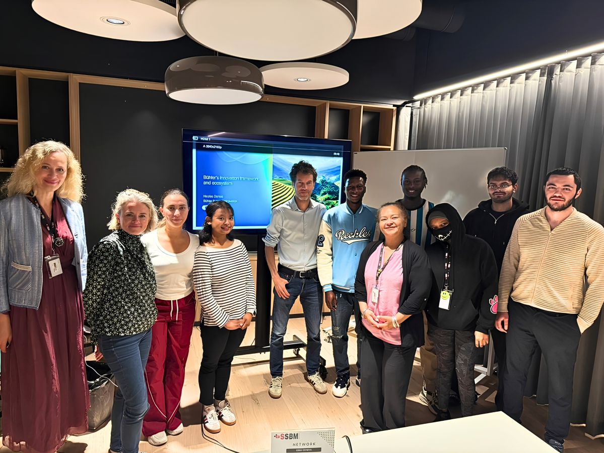 Guest speaker at SSBM Geneva campus