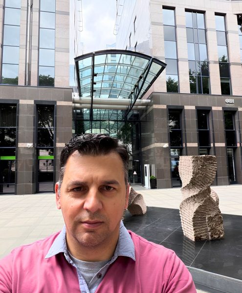 Professor Dario Silic at Budapest Stock Exchange