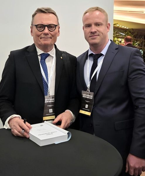SSBM President at Conference with Nobel Prize Winner