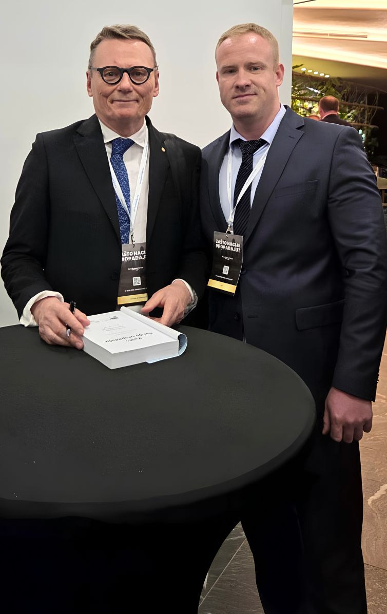 SSBM President at Conference with Nobel Prize Winner