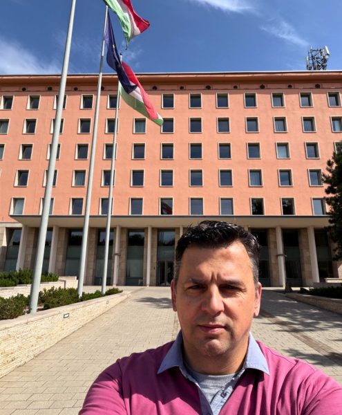 Professor Dario Silic at Budapest Stock Exchange