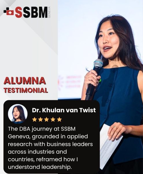 Dr. Khulan Vam Twist testimonial - DBA Alumna