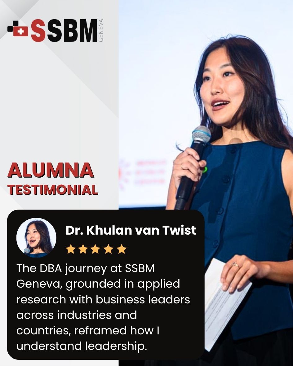 Dr. Khulan Vam Twist testimonial - DBA Alumna