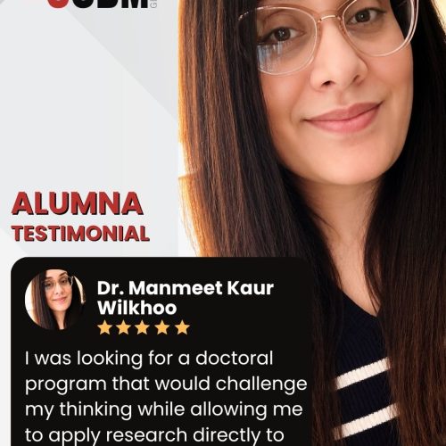 Dr. Manmeet Kaur Wilkhoo alumna testimonial SSBM Geneva