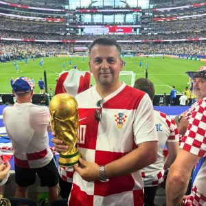 SSBM Professor Dario Silić at the FIFA Worčd cup game