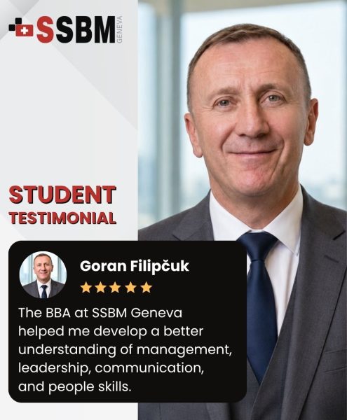 Goran Filipčuk SSBM Geneva Bachelor Student Testimonial