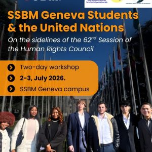 SSBM Students and United Nations Workshop