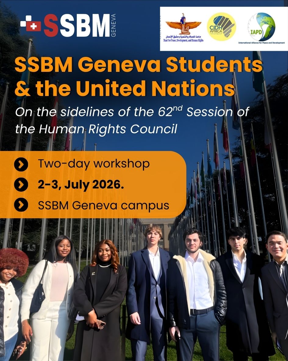 SSBM Students and United Nations Workshop