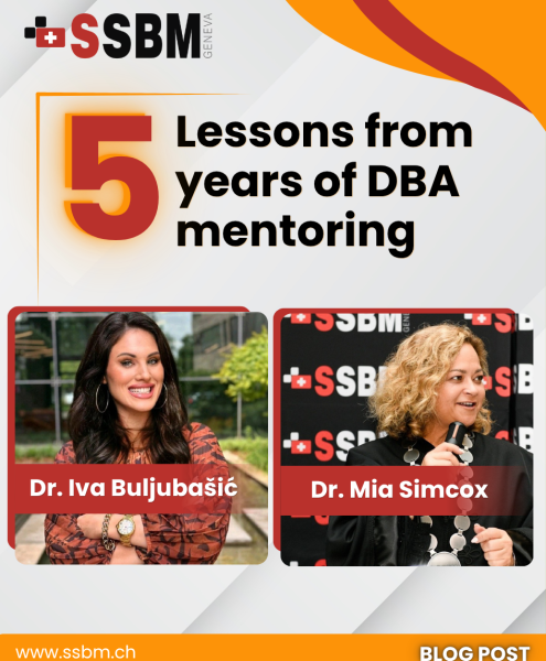 5 Lessons from 5 Years of DBA Mentorship Dr. Iva Buljubašić