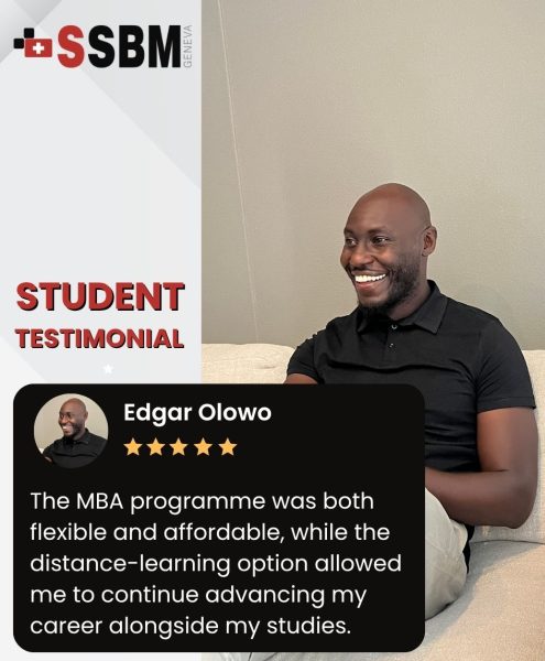 Edgar Olowo MBA Student Testimonial