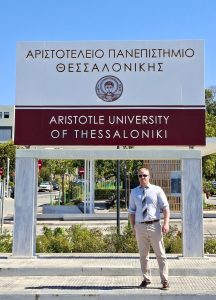 SSBM Geneva President Dr. Luka Lesko at conference in Thessaloniki