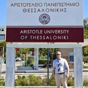 SSBM Geneva President Dr. Luka Lesko at conference in Thessaloniki