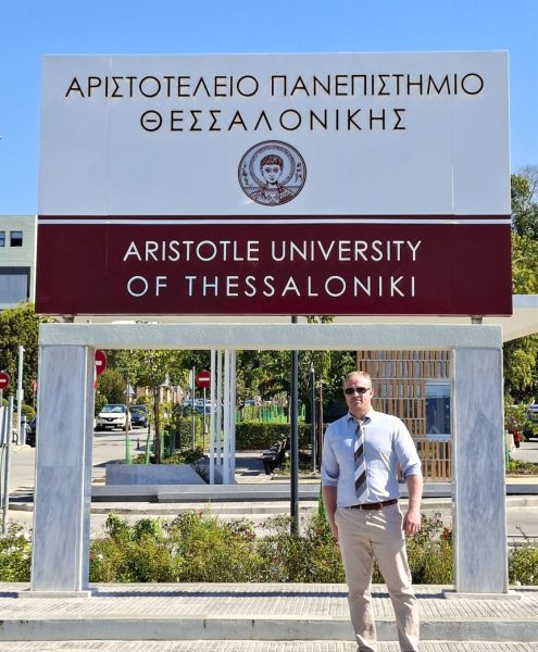 SSBM Geneva President Dr. Luka Lesko at conference in Thessaloniki