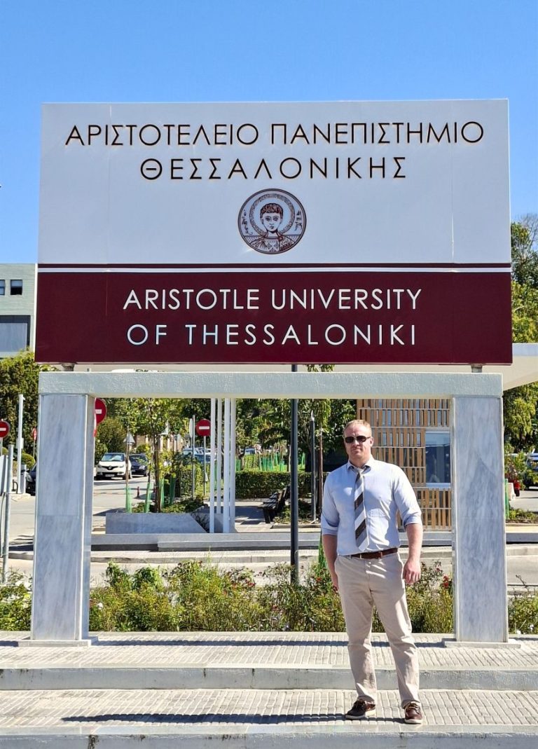SSBM Geneva President Dr. Luka Lesko at conference in Thessaloniki